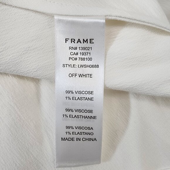 Frame Satin Viscose Stretch Camisole Sz L - Picture 11 of 12